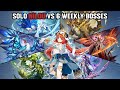 Solo c0 nilou vs 6 weekly bosses without food buff  genshin impact