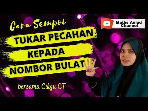 Video: Cara Menukar Pecahan Menjadi Nombor Biasa