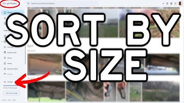 Sort Google Photos by Size - % of Storage Used - How to Delete Large Google Photos and Videos