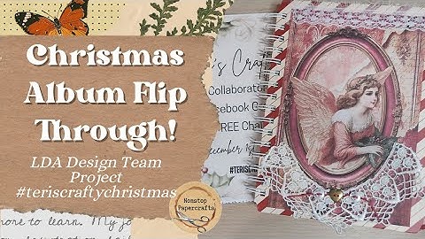 Christmas Journal Flip Through | LDA Design Team Project