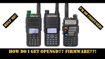 OpenGD77 is back! How to install: GD-77, GD-77S, RD5R,DM5R, DM1801,and DM860