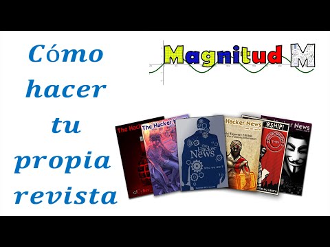 Video: Cómo Crear Tu Propia Revista