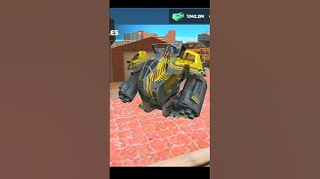 Fight With Robot Car In Rope Hero Vice Town Game