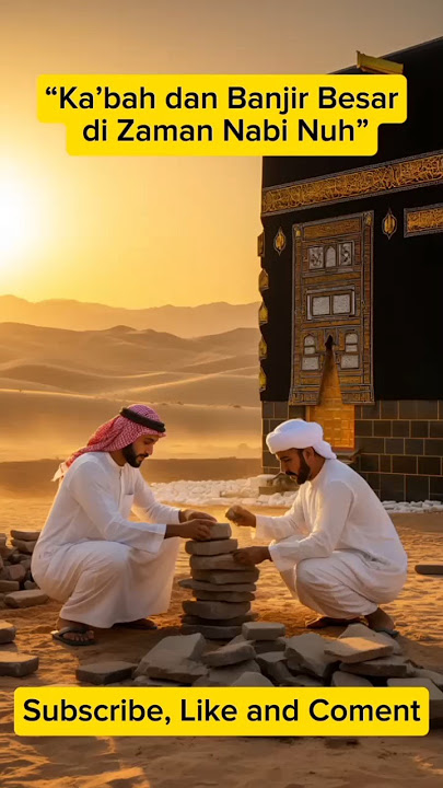 “Ka’bah dan Banjir Besar di Zaman Nabi Nuh”. #sejarah #nabinuh