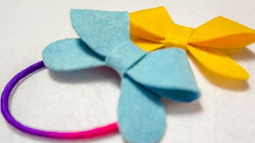 How To Make a Felt Bow  | DIY Felt Craft Tutorials  | HandiWorks #74