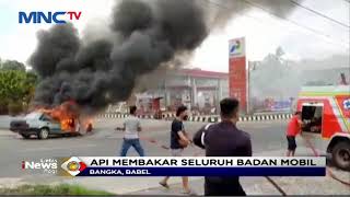 Korsleting Listrik, Satu Unit Mobil Di Bangka Belitung Hangus Terbakar - Lip 1104