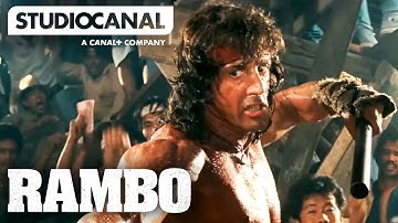 The Stick Fight | Rambo III with Sylvester Stallone