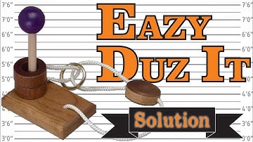 Solution for Easy Does It from Puzzle Master Wood Puzzles