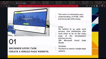 Task-1 || Web Developer intern @ LetsGrowMore September 2021 || single page website