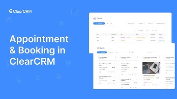 Appointment & Booking in ClearCRM
