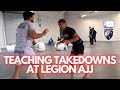 Takedowns at legion american jiu jitsu