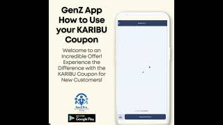 How to use GenZ Home Service App KARIBU coupon screenshot 1