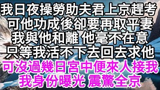 我日夜操勞助夫君上京趕考可他功成後卻要再取平妻我與他和離他毫不在意只等我活不下去回去求他可沒過幾日宮中便來人接我我身份曝光 震驚全京 【美好人生】