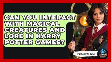 Can You Interact With Magical Creatures and Lore in Harry Potter Games? - The Wizarding Realm