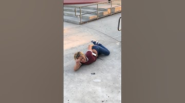 My worst slam by far😂 #skateboarding #skateboardgirl #skateboard #skatergirl #skate
