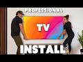 Install your tv on the wall  learn from a pro