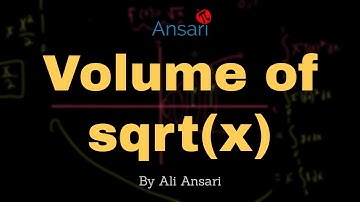 Volume of sqrt(x) rotated around x-axis