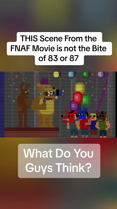Is Shadow Freddy the Secret Character in the FNAF Movie? #fnaf #fnafmovie  #shorts 