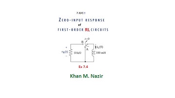 7. 3 (En)(Thomas) Source free RL Circuit Exercise 7.4 solved