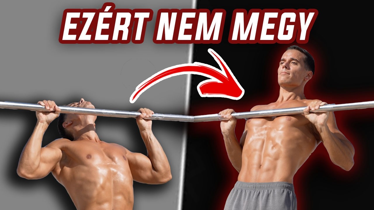 Nem megy a húzódzkodás? Ezért ragadtál le! (Tornász módszer)