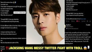 Jackson Wang Twitter Saga 😱 Jackson Wang Messy Fight Angry Troll On Twitter #asiancommunity 