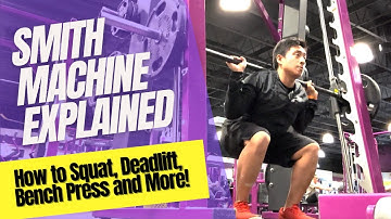 Planet Fitness Smith Machine (How to Squat, Deadlift, Hip Thrust, Bench Press and More!)