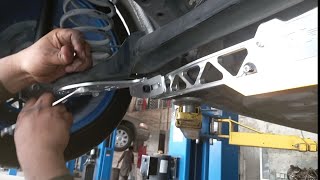 toyota yaris install sub Frame.