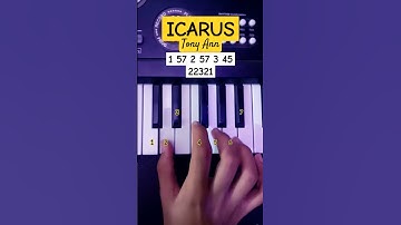 Thumbnail of ICARUS - Tony Ann (Easy Piano Tutorial) #viral #shorts