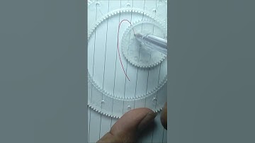 Magic Ruler #asmr #spirograph #satisfying #asmr #shorts  #spiroart #spirography #diy #spirographart