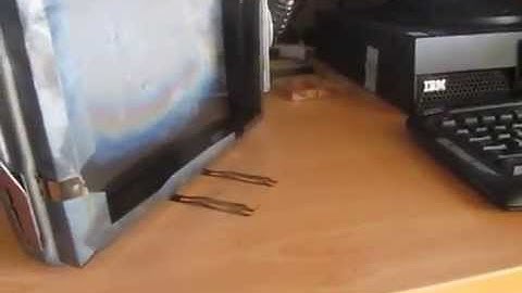 Shadow mask from 14" (34cm) CRT