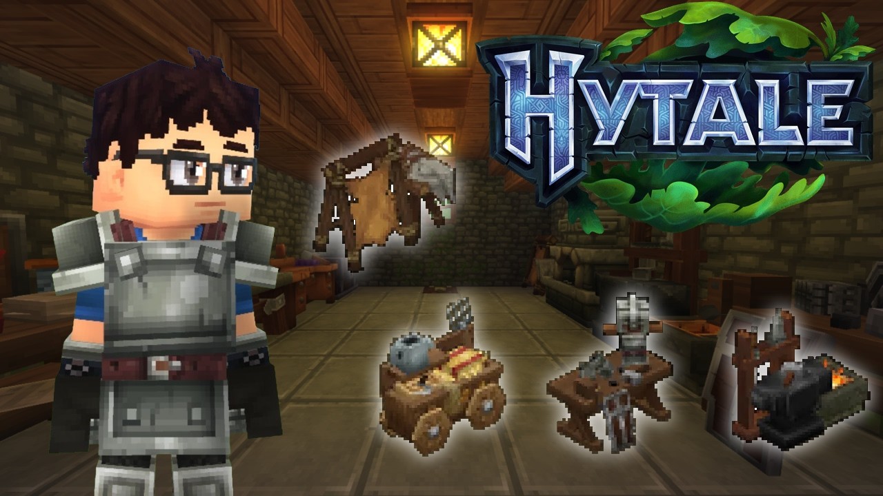 HORA DE APRIMORAR AS MESAS DO GALPÃO! - Hytale #10