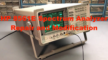HP 8561E Spectrum Analyzer Teardown, Repair, Modification, And Test