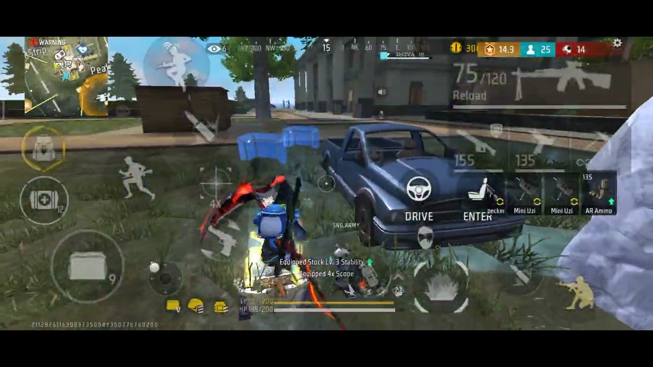 Free Fire - Full Gameplay - 1 - Solo Vs Squad Br Rank - YouTube
