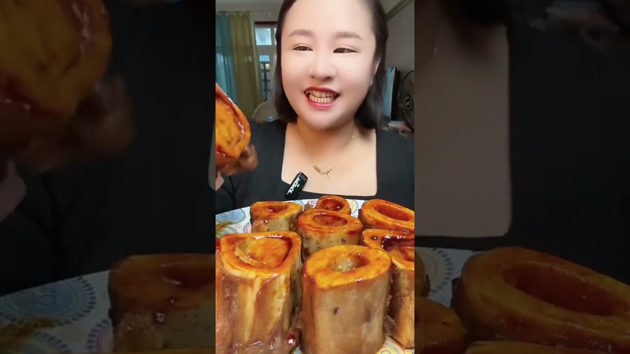Spicy bone Marrow mukbang 
