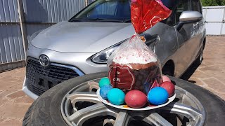 В подарок комплект новой зимней резины на литье на Toyota Sienta 2018