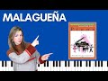 Malaguena alfreds basic piano  level 2 lesson