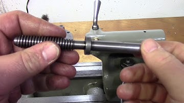 9" Southbend Tailstock Quill Extension: Part 1