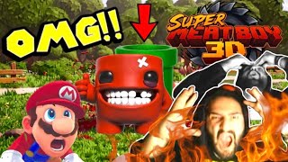 THIS GAME MADE ME RAGE HARDER THAN MARIO!! [SUPER MEAT BOY 3D]