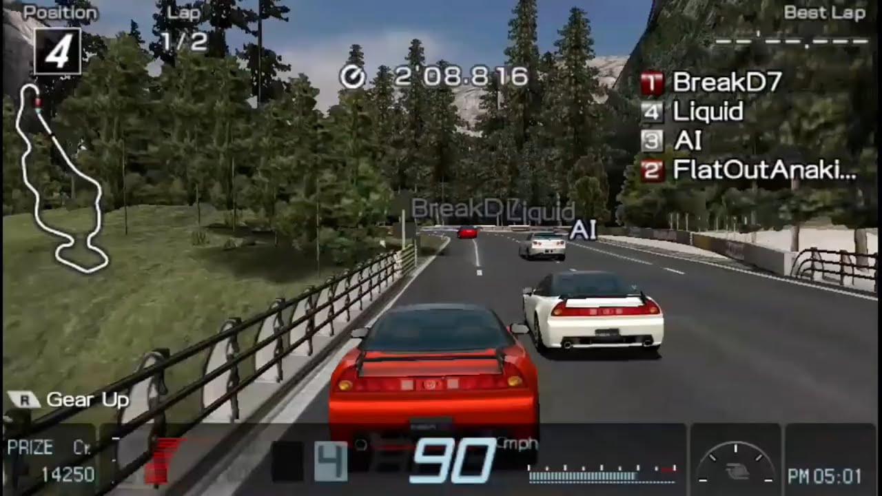 Gran Turismo (2 POVs) PSP Online Multiplayer Full Lobby via VPN
