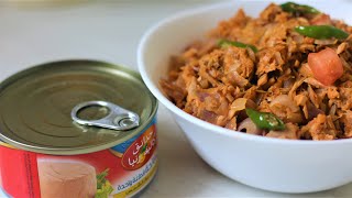 Canned Tuna Recipe for Dinner | Canned Tuna  recipe to go with Rice, Roti or Bread