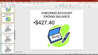 Balancing a Check Register Activity (UDL Assessment Example)