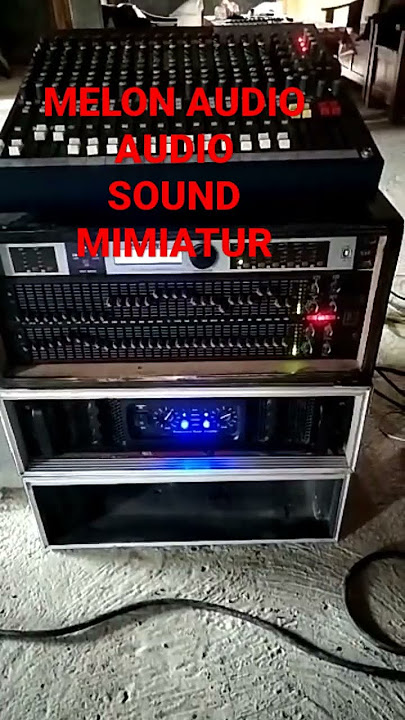 audio sound miniatur melon audio