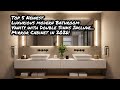 Top 5 Newest Luxurious modern Bathroom Vanity with Double Sinks Include...Mirror Cabinet in 2026!