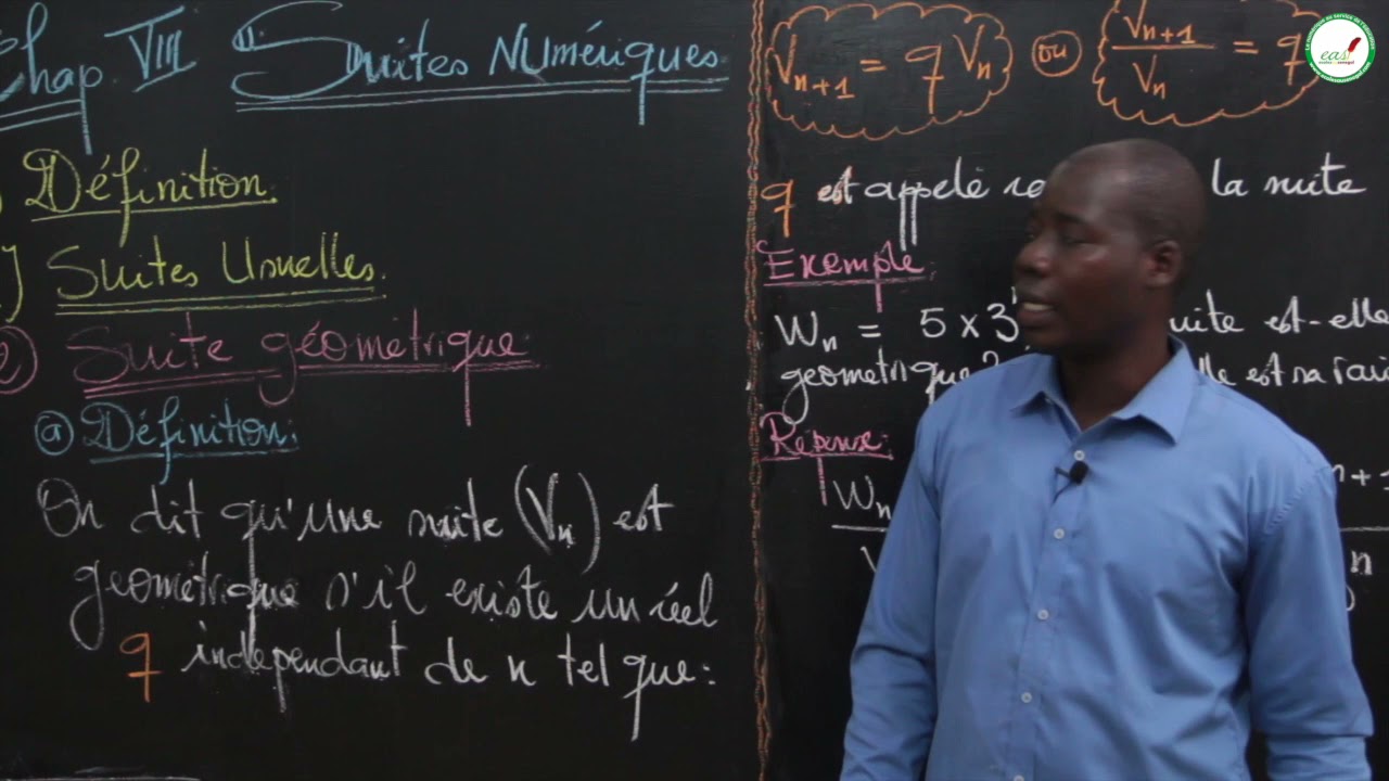 Cours - Terminale L - Mathématiques : Suites Numériques / M. Mbow / Suite 1