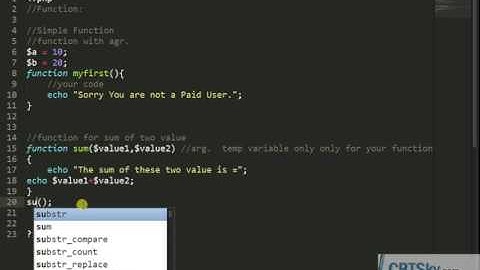 28  Functions in php