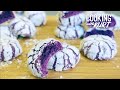 Ube Crinkle Cookies: Fudgy Purple Yam with Soft-Baked Center & Crackled Texture | Cooking with Kurt