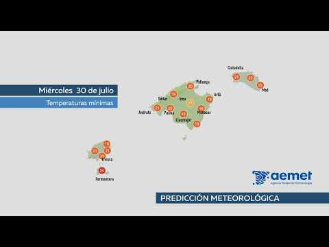 Intervalos nubosos y posibles chubascos este miércoles en Baleares