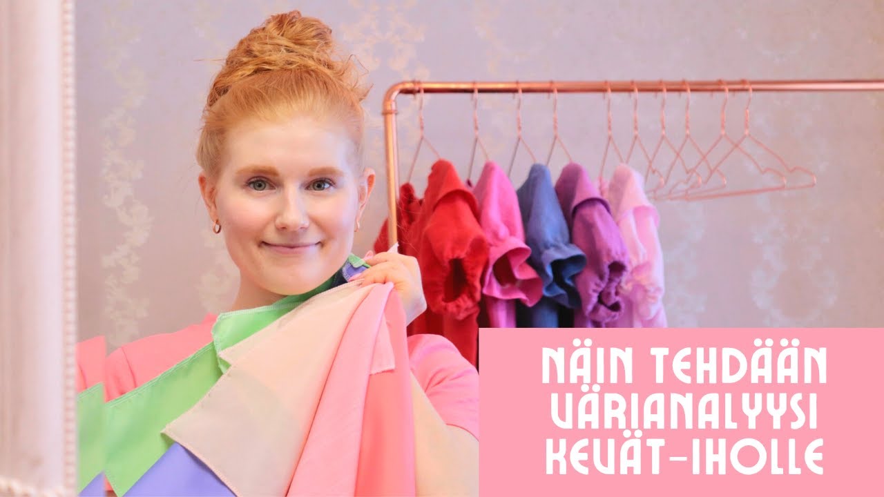 Näin tehdään värianalyysi kevät-iholle // Värianalyysi ~ Nina Jasmin