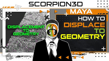 HOW TO CONVERT DISPLACEMENT MAP IN MAYA TO GEOMETRY POLYGONS