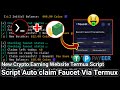 Nuyul Crypto USD Earning Website Script - Auto Claim Faucet Via Termux 2025 Auto Bypass Captacha💯